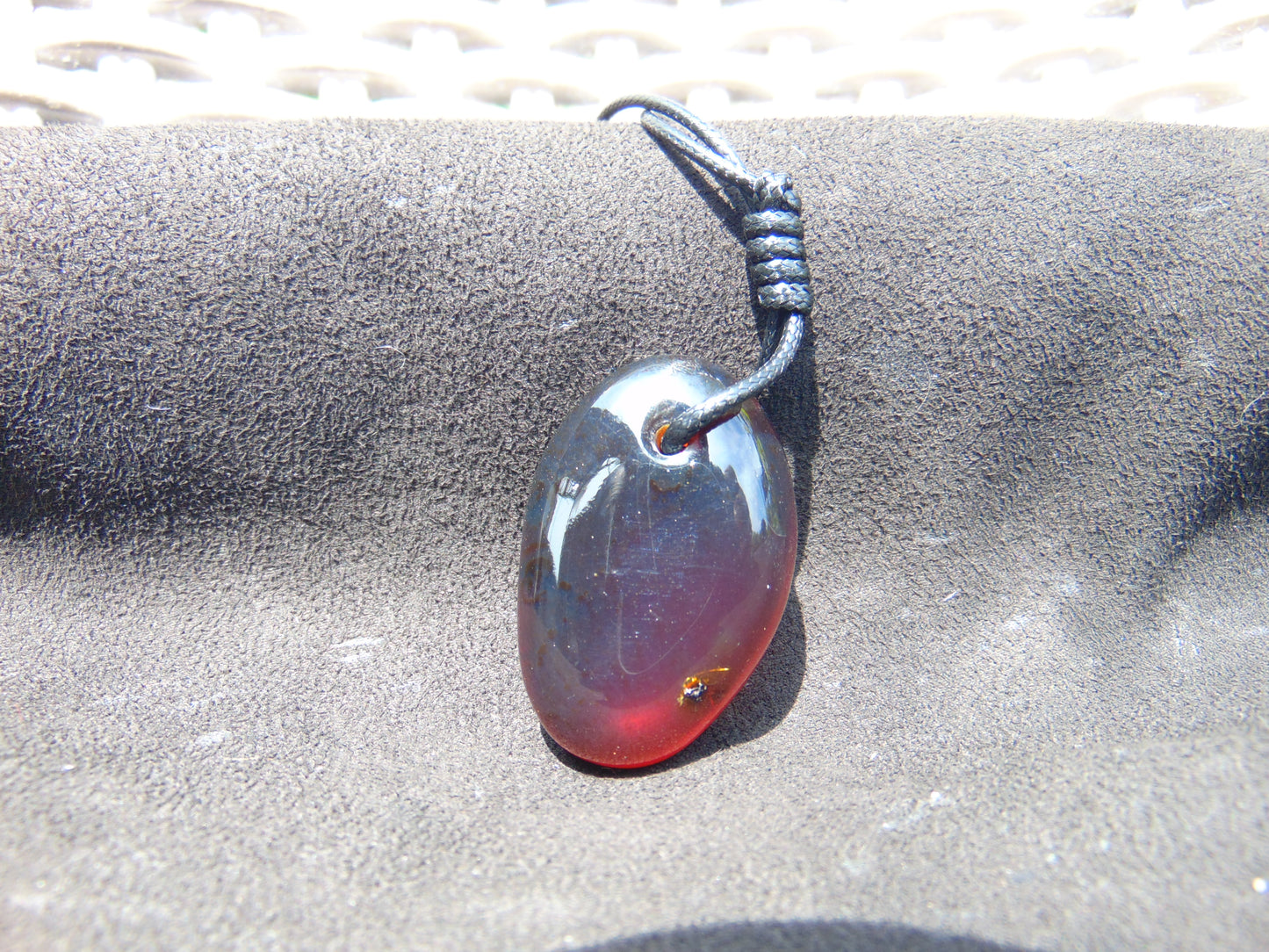 12 gr Pendant Indonesian Blue Amber for Healing PC26