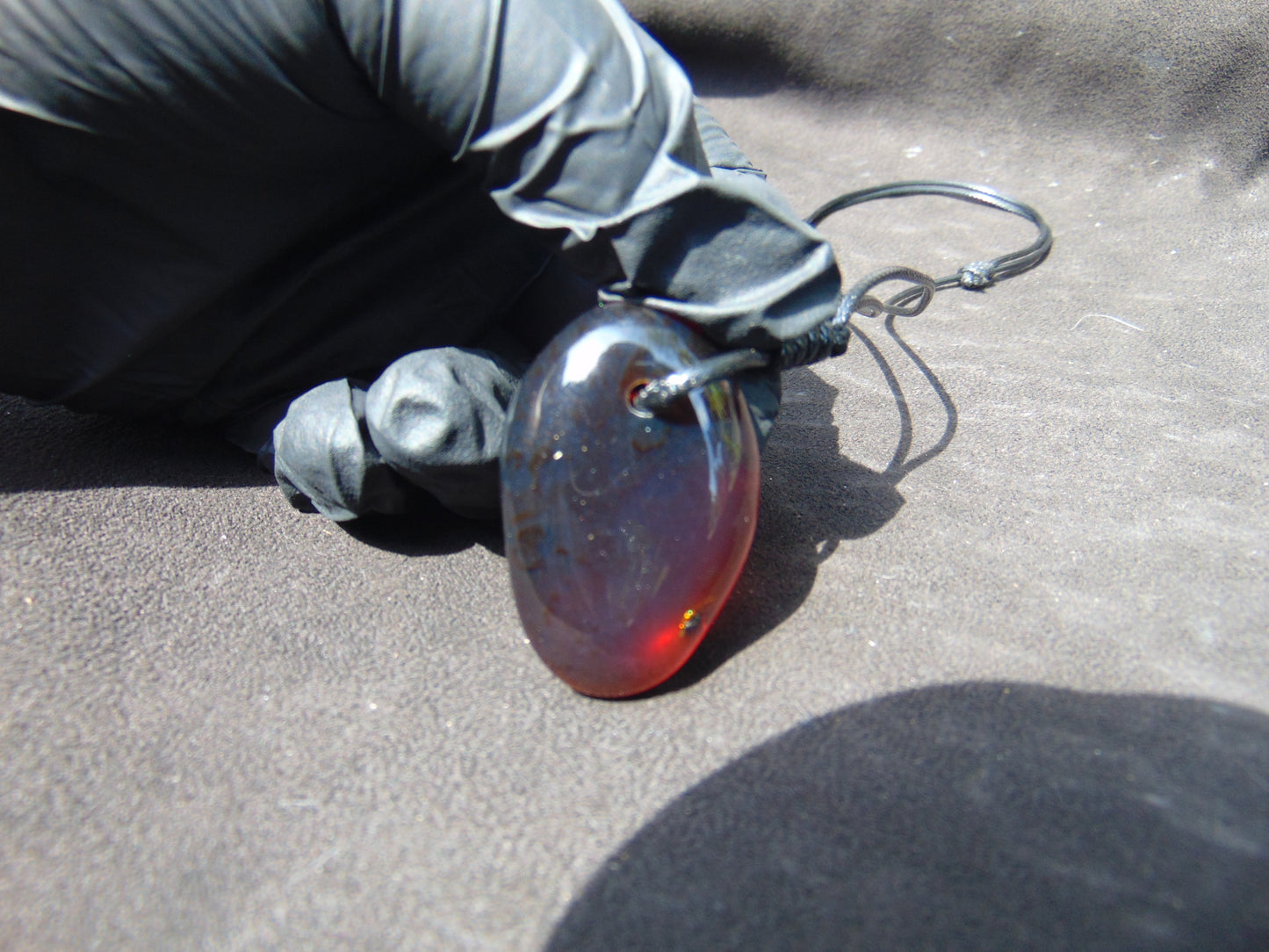 12 gr Pendant Indonesian Blue Amber for Healing PC26
