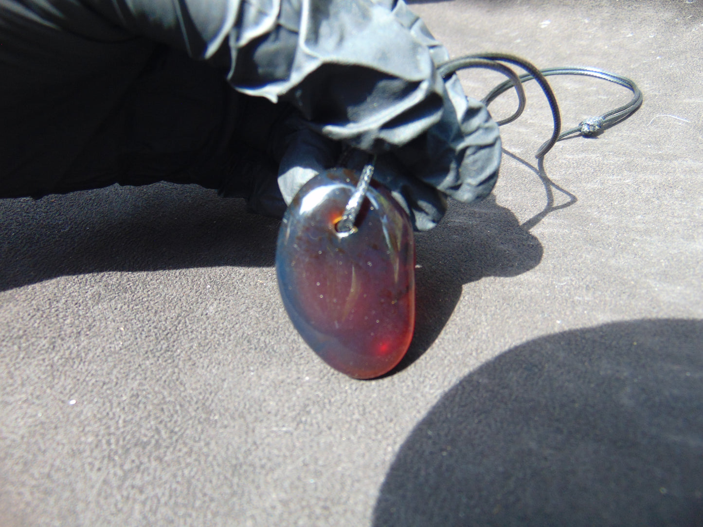 12 gr Pendant Indonesian Blue Amber for Healing PC26