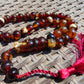 48 gr Hand Tasbih Mesbah Rosary 36 Beads 12 mm Indonesian Yellow white Amber for Healing No.31