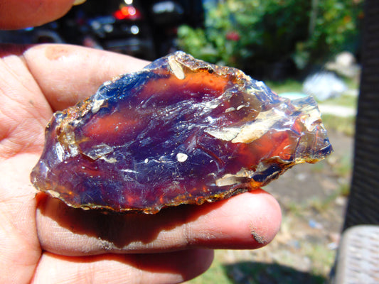 25 gram Rough Raw Indonesian Blue Amber for Healing RBM42
