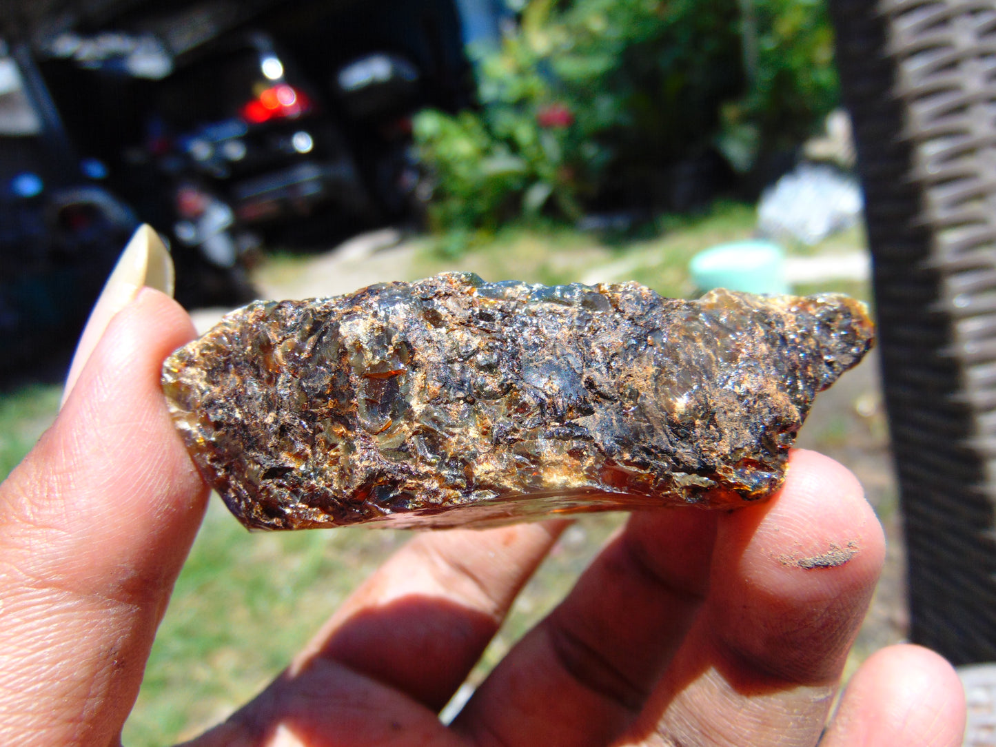 25 gram Rough Raw Indonesian Blue Amber for Healing RBM42