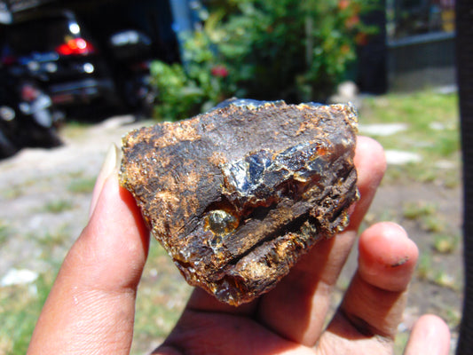 46 gram Rough Raw Indonesian Blue Amber for Healing RBM47