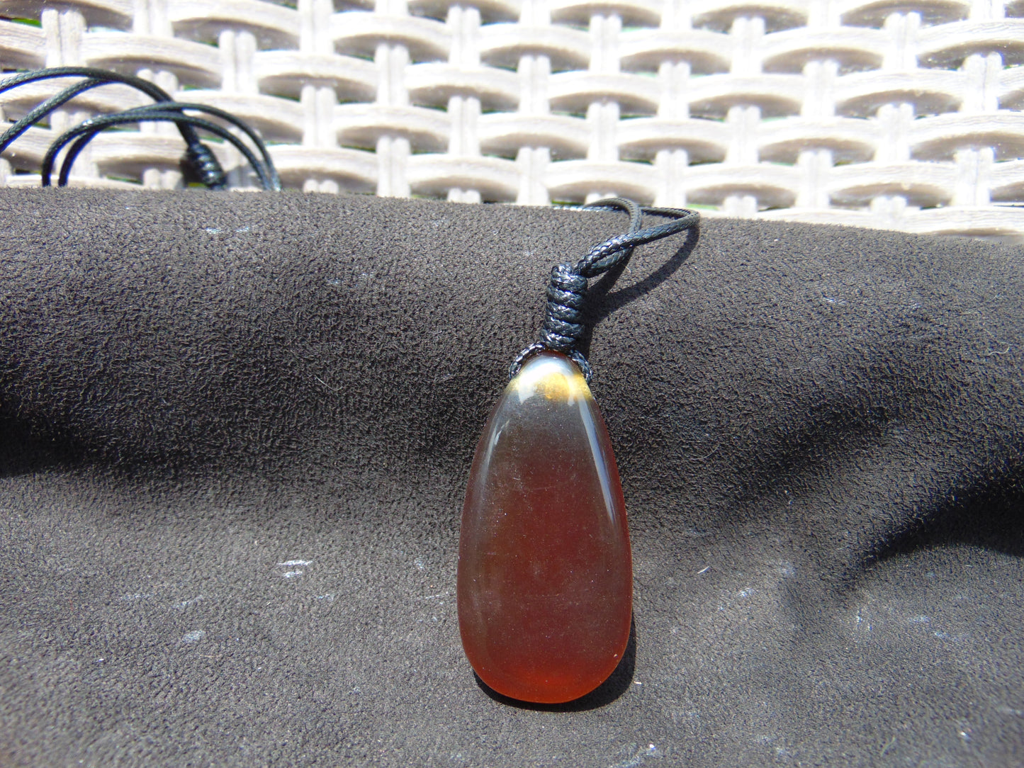 11 gr Pendant 50x25x12 mm Indonesian Amber for Healing Y13