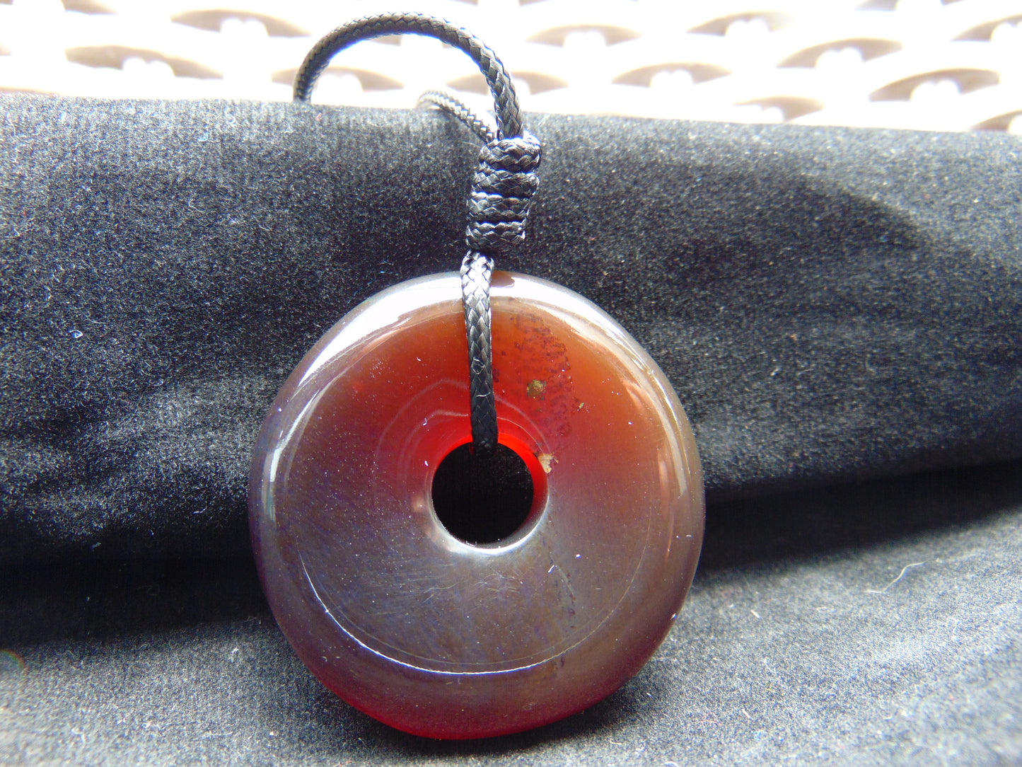 13 gr Donut Pendant Indonesian Amber for Healing 26N22