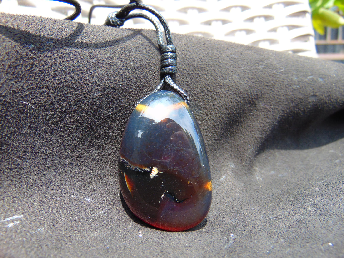 15 gr Pendant Indonesian Blue Amber for Healing PB118