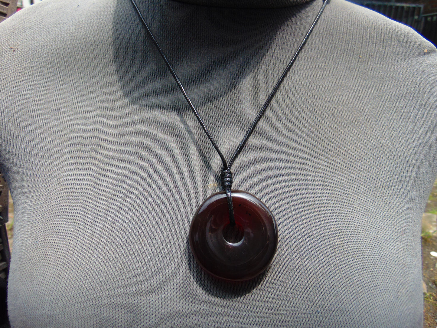 13 gr Donut Pendant Indonesian Amber for Healing 26N22