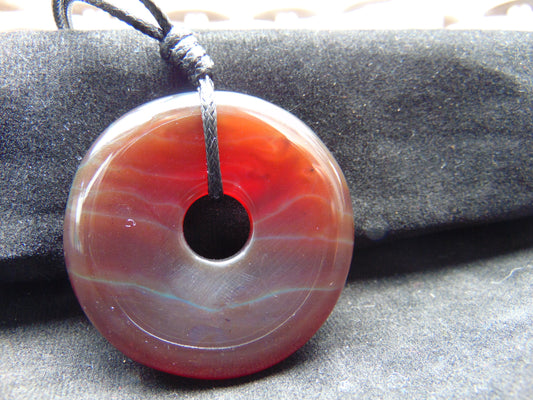 16 gr Donut Pendant Indonesian Crsytal Amber for Healing 26N9