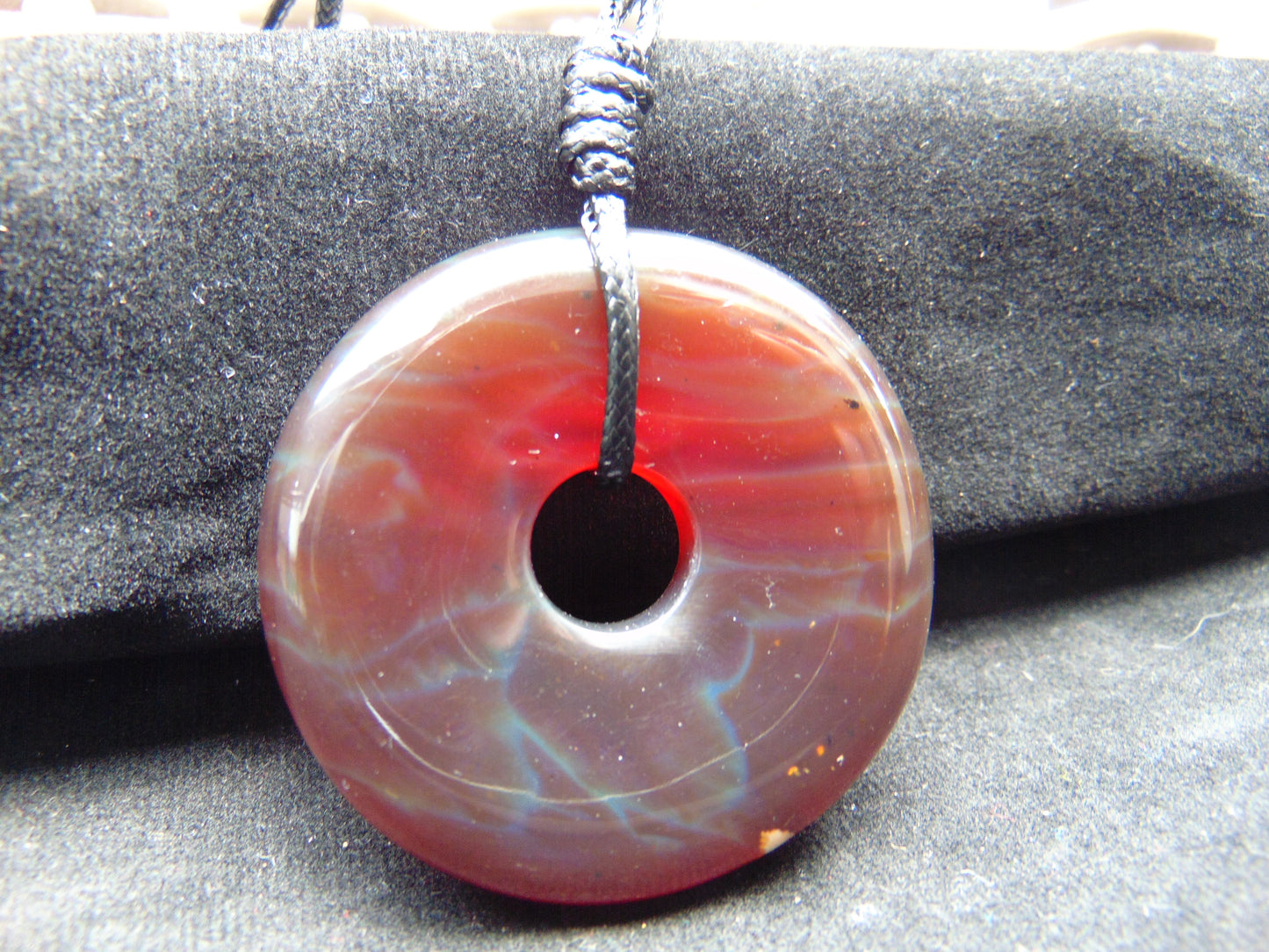16 gr Donut Pendant Indonesian Crsytal Amber for Healing 26N9