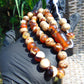 46 gr Hand Tasbih 33+3 Beads 12 mm Indonesian White Amber for Healing No.27