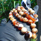 46 gr Hand Tasbih 33+3 Beads 12 mm Indonesian White Amber for Healing No.27