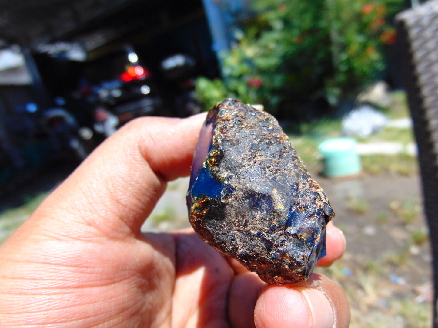 15 gram Rough Raw Indonesian Blue Amber for Healing RBM34