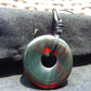 7.2 gr Donut Pendant Indonesian Green Amber for Healing 26N23
