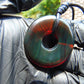 7.2 gr Donut Pendant Indonesian Green Amber for Healing 26N23