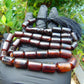 53 gr Komboloi Tasbih Rosary 33+2 Beads 11x16 mm Indonesian Dark Red Amber for Healing TT2