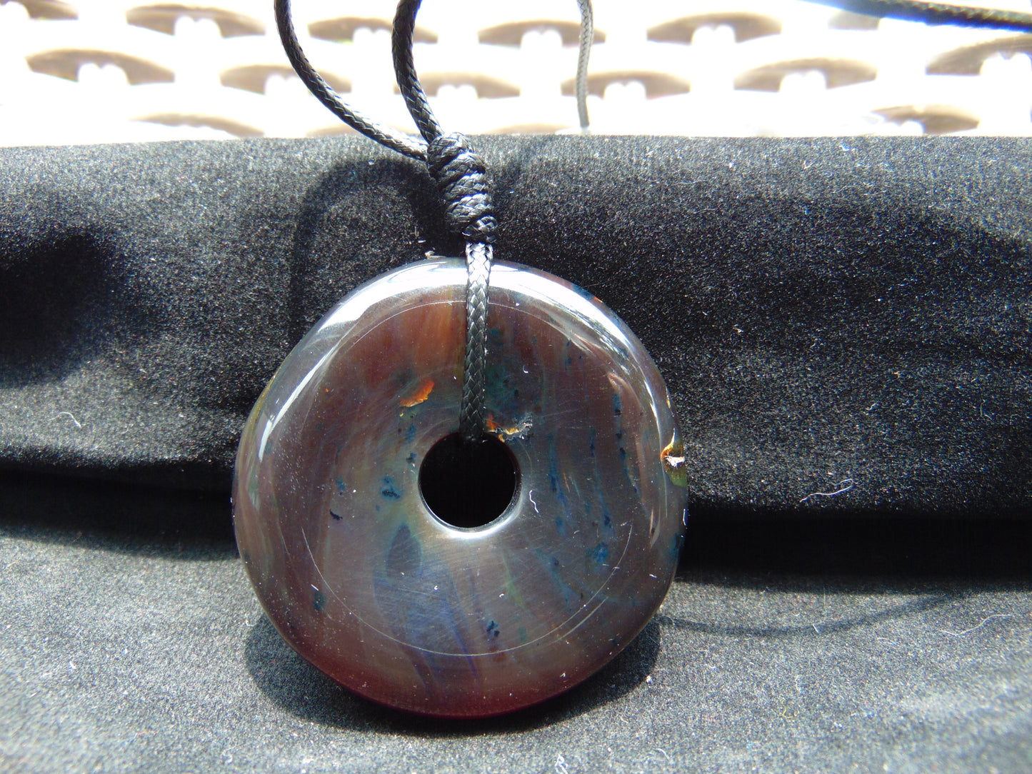 17.6 gr Donut Pendant Indonesian Amber for Healing 26N27