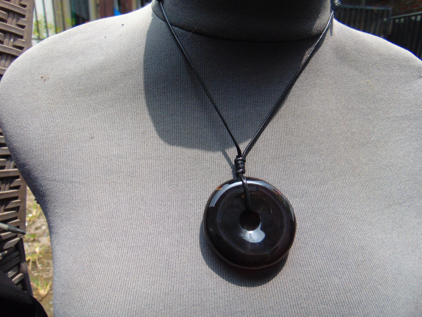 17.6 gr Donut Pendant Indonesian Amber for Healing 26N27