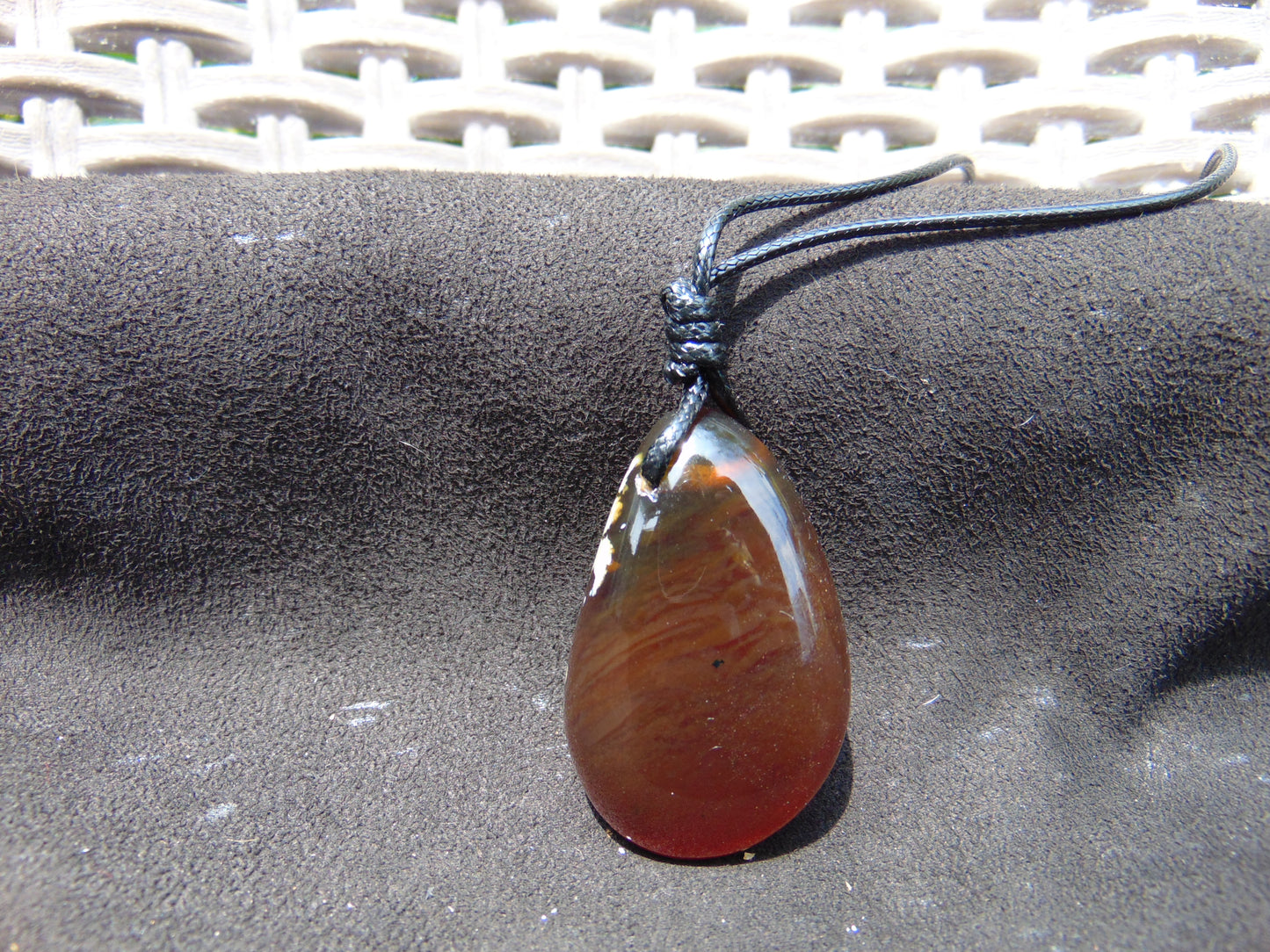 18 gram Pendant Indonesian Red Amber for Healing p50