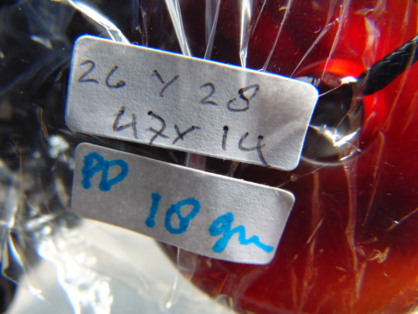 18 gr Donut Pendant Indonesian Crsytal Amber for Healing 26Y28