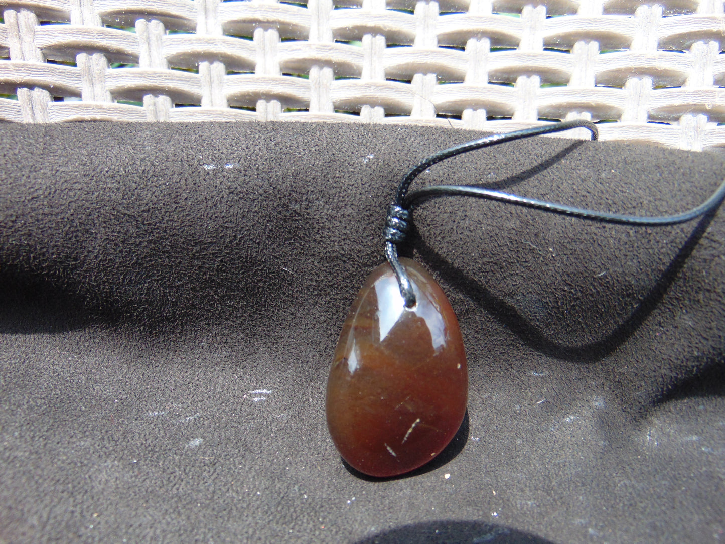 18 gram Pendant Indonesian Red Amber for Healing p50