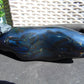 614 Gr Full Polished 20x9x4 cm Indonesia Black Blue Amber for Healing ML55