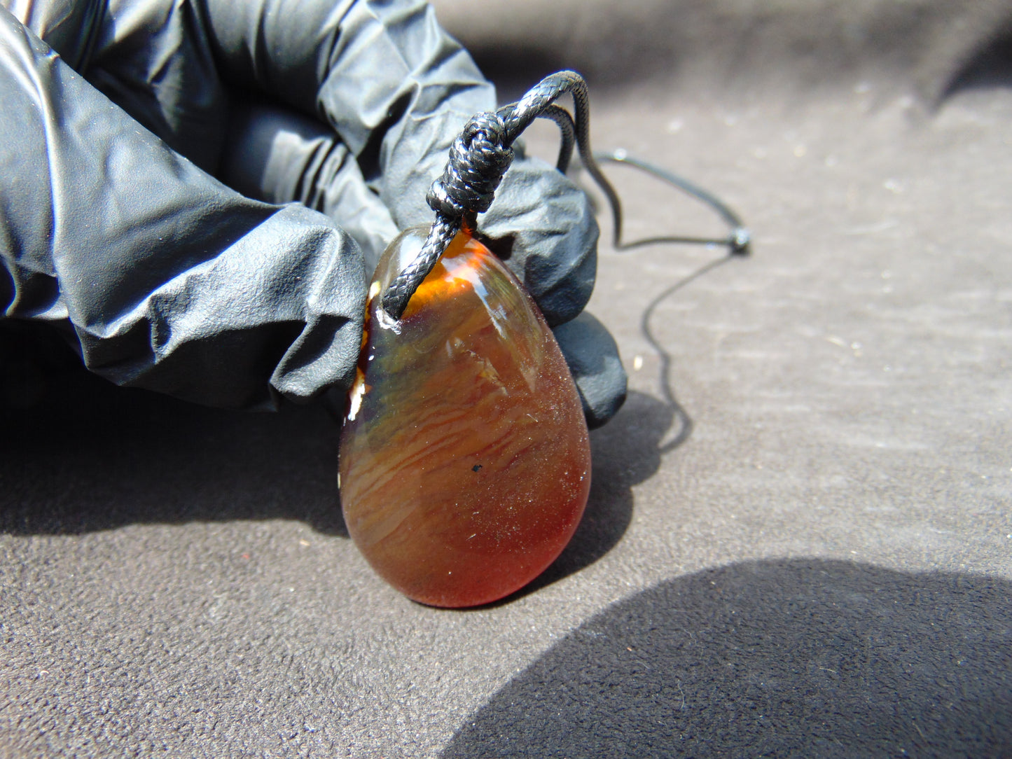 18 gram Pendant Indonesian Red Amber for Healing p50