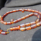 79 gr Komboloi Rosary 33+2 Beads 13x15 mm Indonesian Yellow Red Amber for Healing TT28