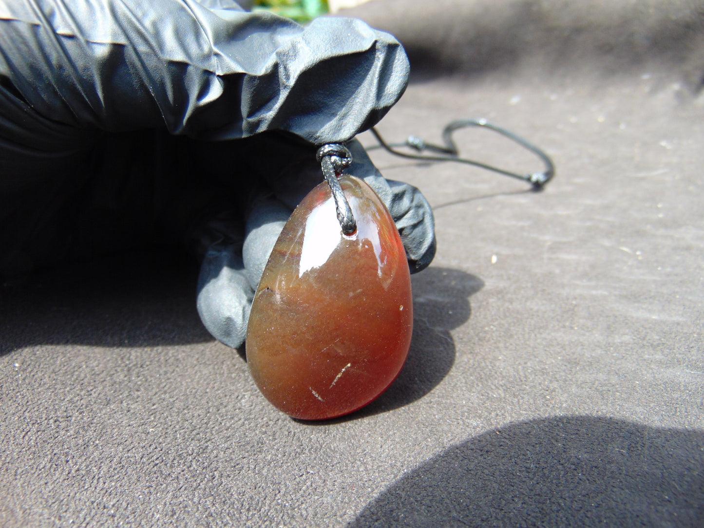 18 gram Pendant Indonesian Red Amber for Healing p50