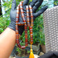 79 gr Komboloi Rosary 33+2 Beads 13x15 mm Indonesian Yellow Red Amber for Healing TT28