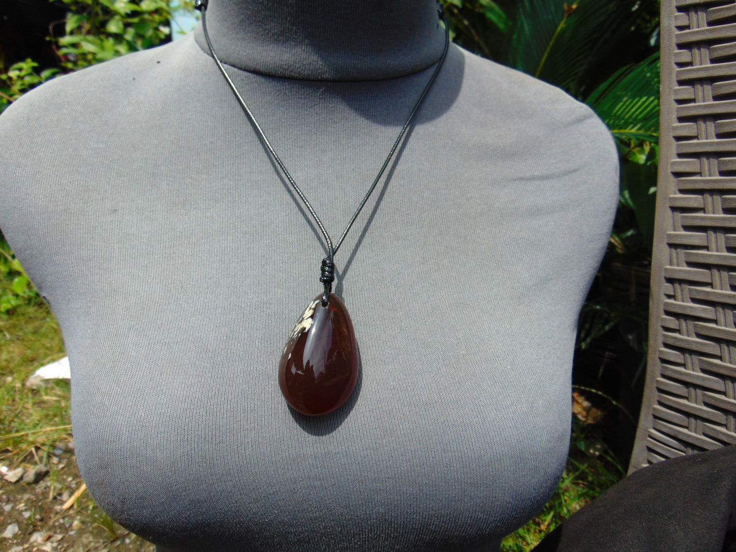 18 gram Pendant Indonesian Red Amber for Healing p50