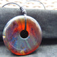14.3 gr Donut Pendant 46x9 mm Indonesian Blue Amber for Healing 26N7
