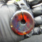 14.3 gr Donut Pendant 46x9 mm Indonesian Blue Amber for Healing 26N7