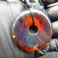 14.3 gr Donut Pendant 46x9 mm Indonesian Blue Amber for Healing 26N7