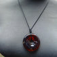 14.3 gr Donut Pendant 46x9 mm Indonesian Blue Amber for Healing 26N7