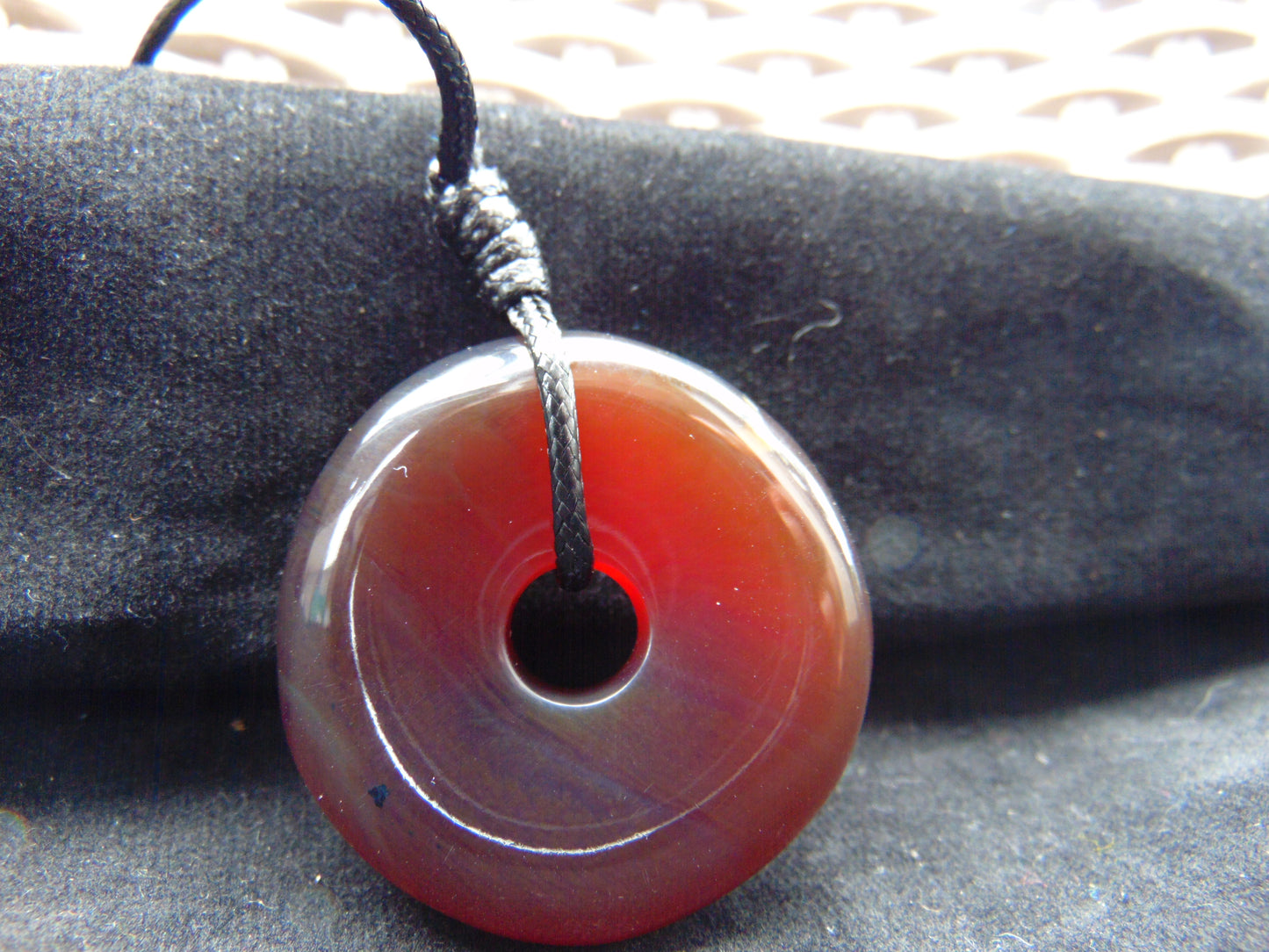 12.5 gr Donut Pendant Indonesian Amber for Healing 26N26