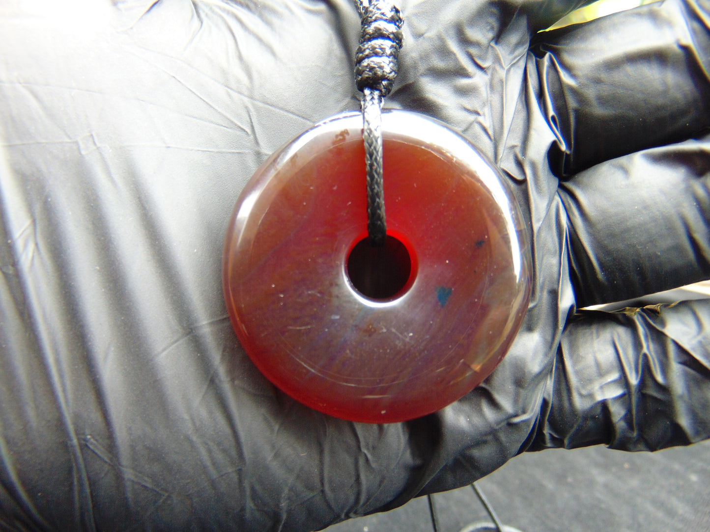 12.5 gr Donut Pendant Indonesian Amber for Healing 26N26