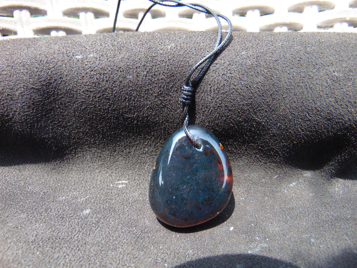 12 gr Pendant Indonesian Blue Amber for Healing PA48
