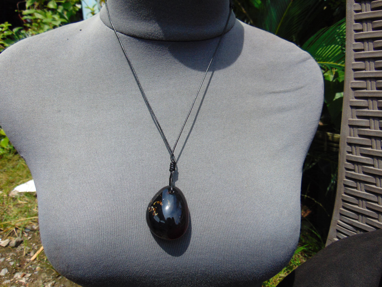 12 gr Pendant Indonesian Blue Amber for Healing PA48