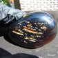 100 Gr Full Polished 77x57x39 mm Indonesia Dark Purple Blue Amber for Healing A831