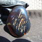 100 Gr Full Polished 77x57x39 mm Indonesia Dark Purple Blue Amber for Healing A831