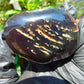 100 Gr Full Polished 77x57x39 mm Indonesia Dark Purple Blue Amber for Healing A831