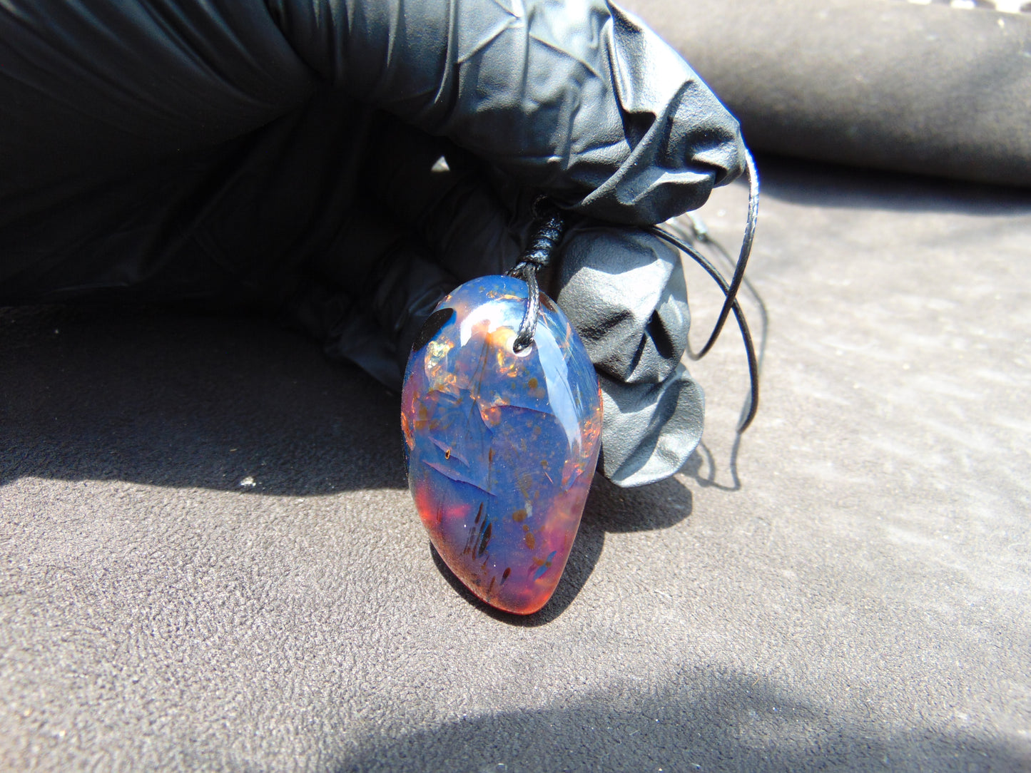 14 gr Pendant Indonesian Blue Amber for Healing PCN538