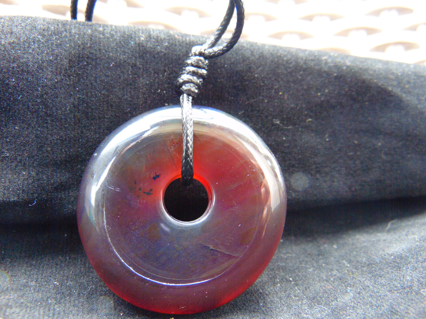 14.4 gr Donut Pendant Indonesian Amber for Healing 26N17