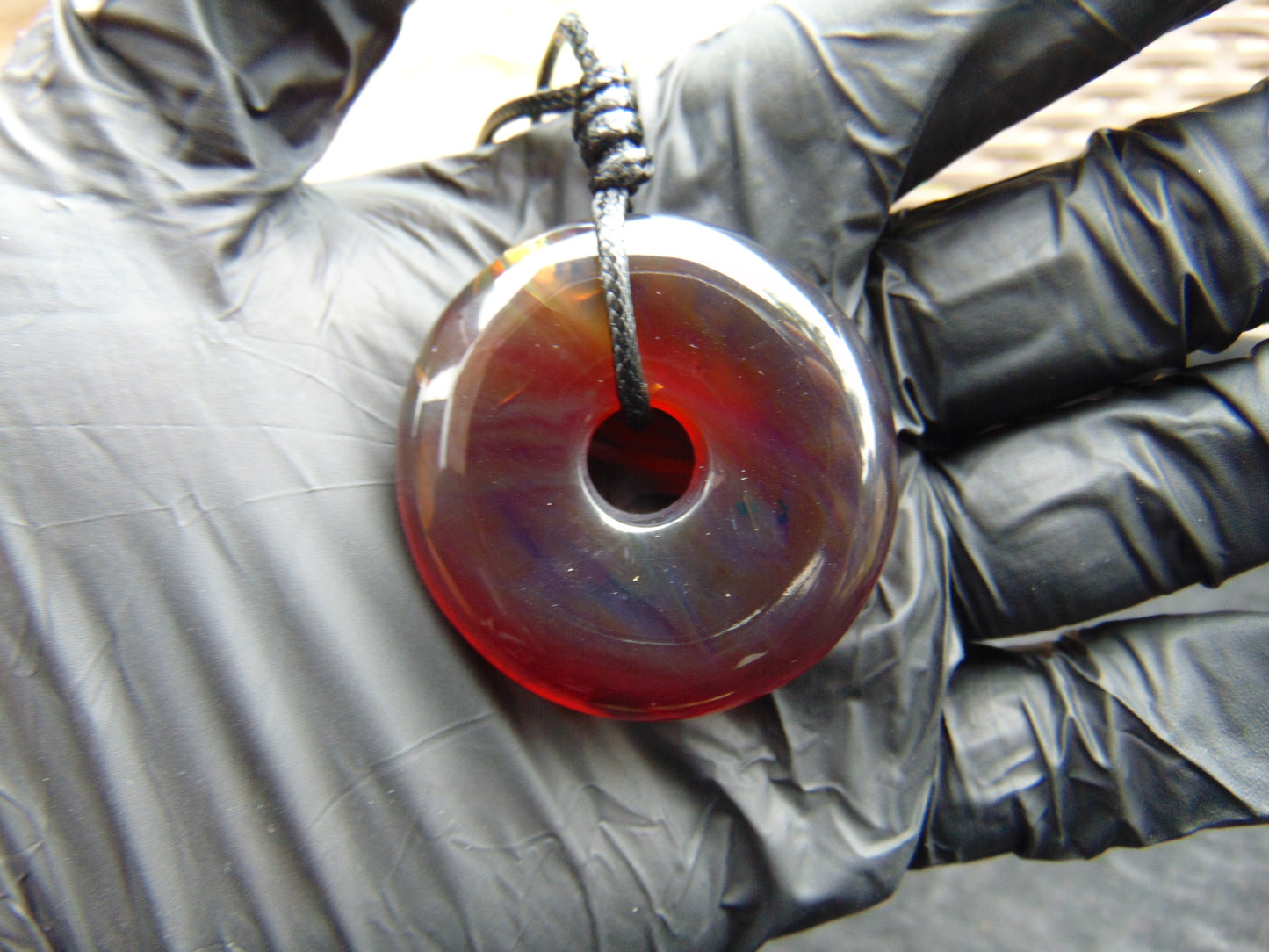 14.4 gr Donut Pendant Indonesian Amber for Healing 26N17