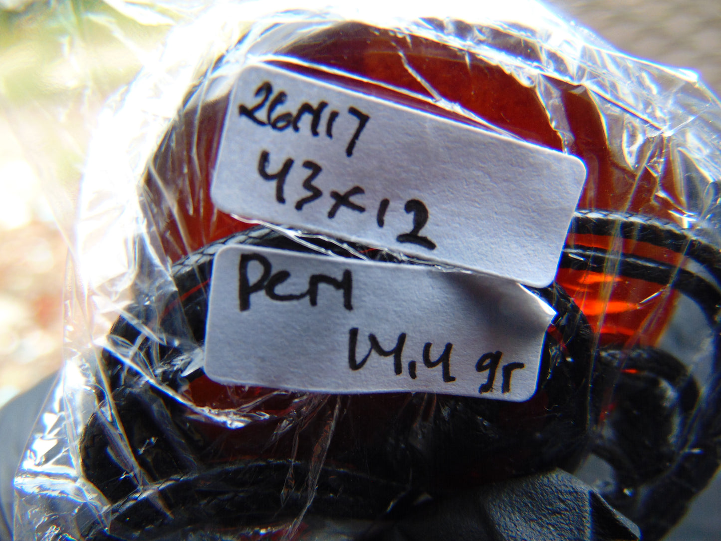 14.4 gr Donut Pendant Indonesian Amber for Healing 26N17