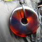 9.8 gr Donut Pendant Indonesian Blue Amber for Healing 26N4
