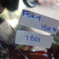154 gr 7 Square Beads Bangle Indonesian Red Purple Amber for Healing FBK4