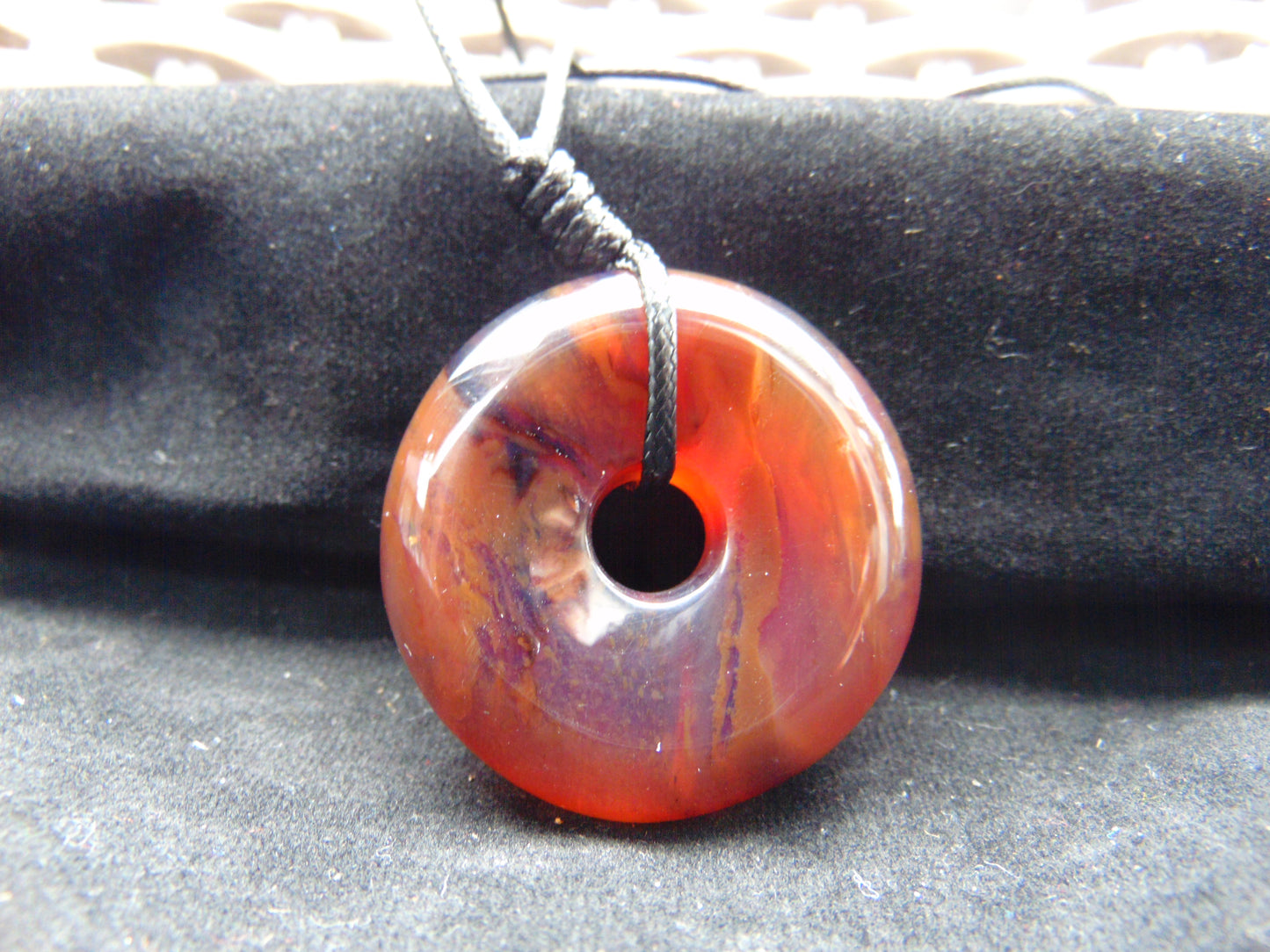 16 gr Donut Pendant Indonesian Amber for Healing 26Y34