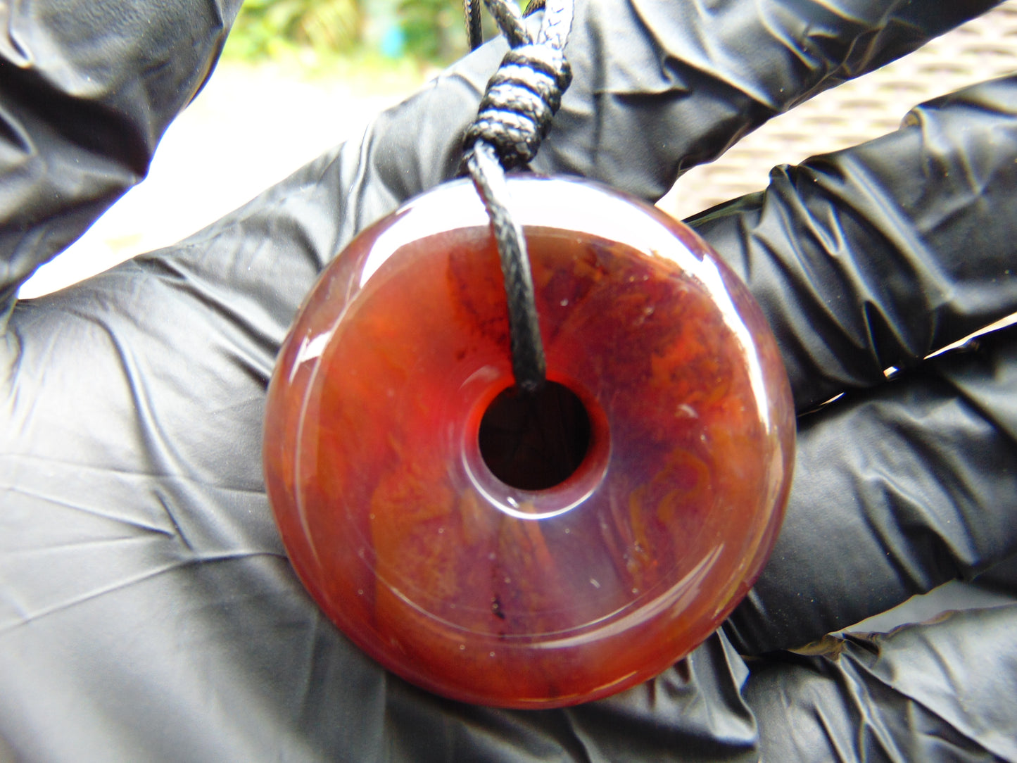 16 gr Donut Pendant Indonesian Amber for Healing 26Y34