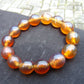 21 gram 14 Beads Mala Bracelet Indonesian amber 13x16 mm for Healing A14G57